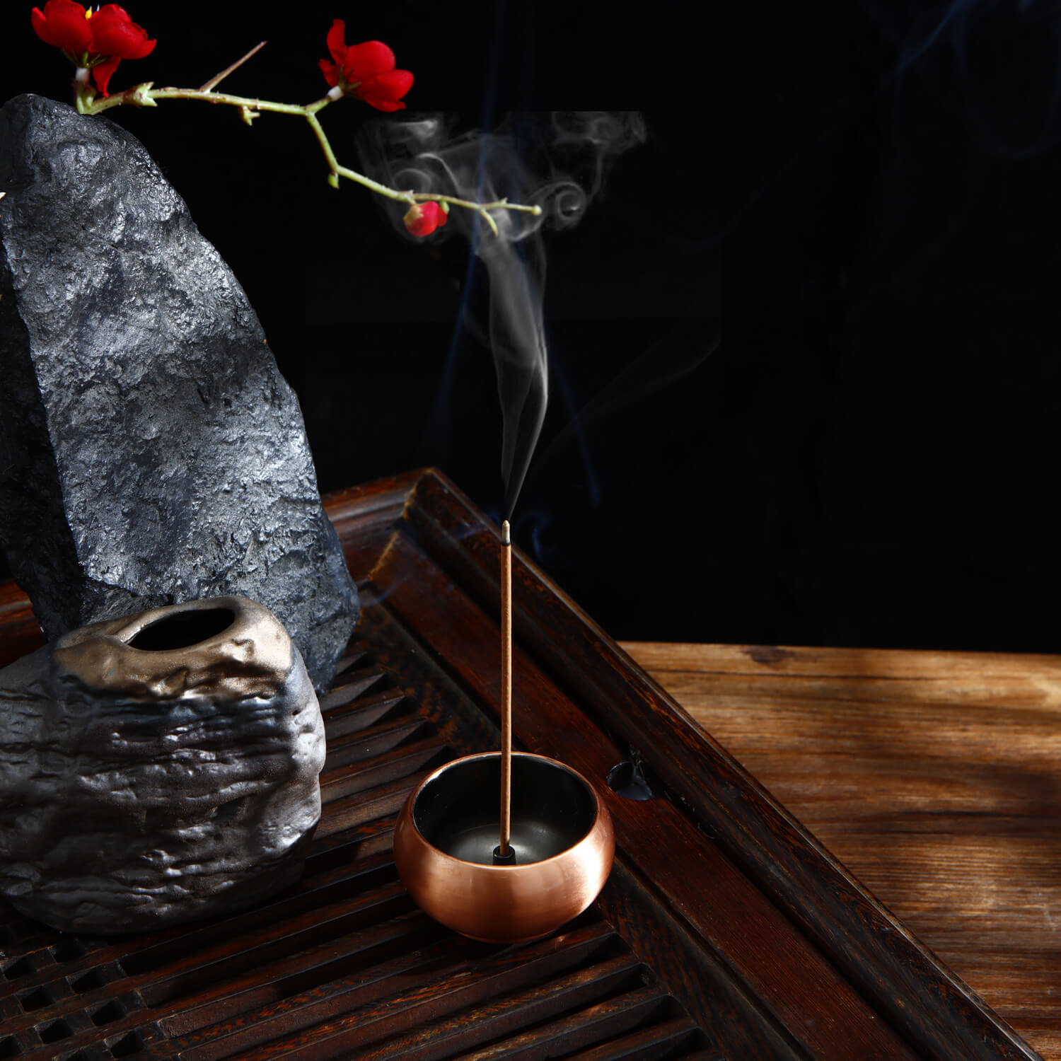 青瓷復古金屬供奉檀香線香插熏爐– 普雲閣