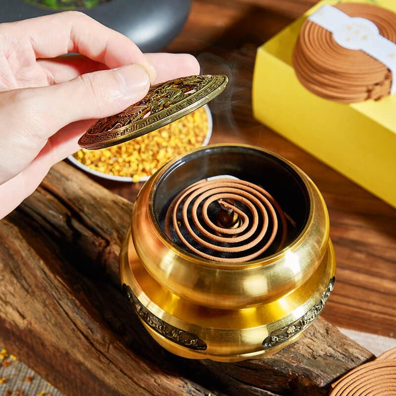 十里桂花香天然茉莉花桂花味盤香香薰– 普雲閣